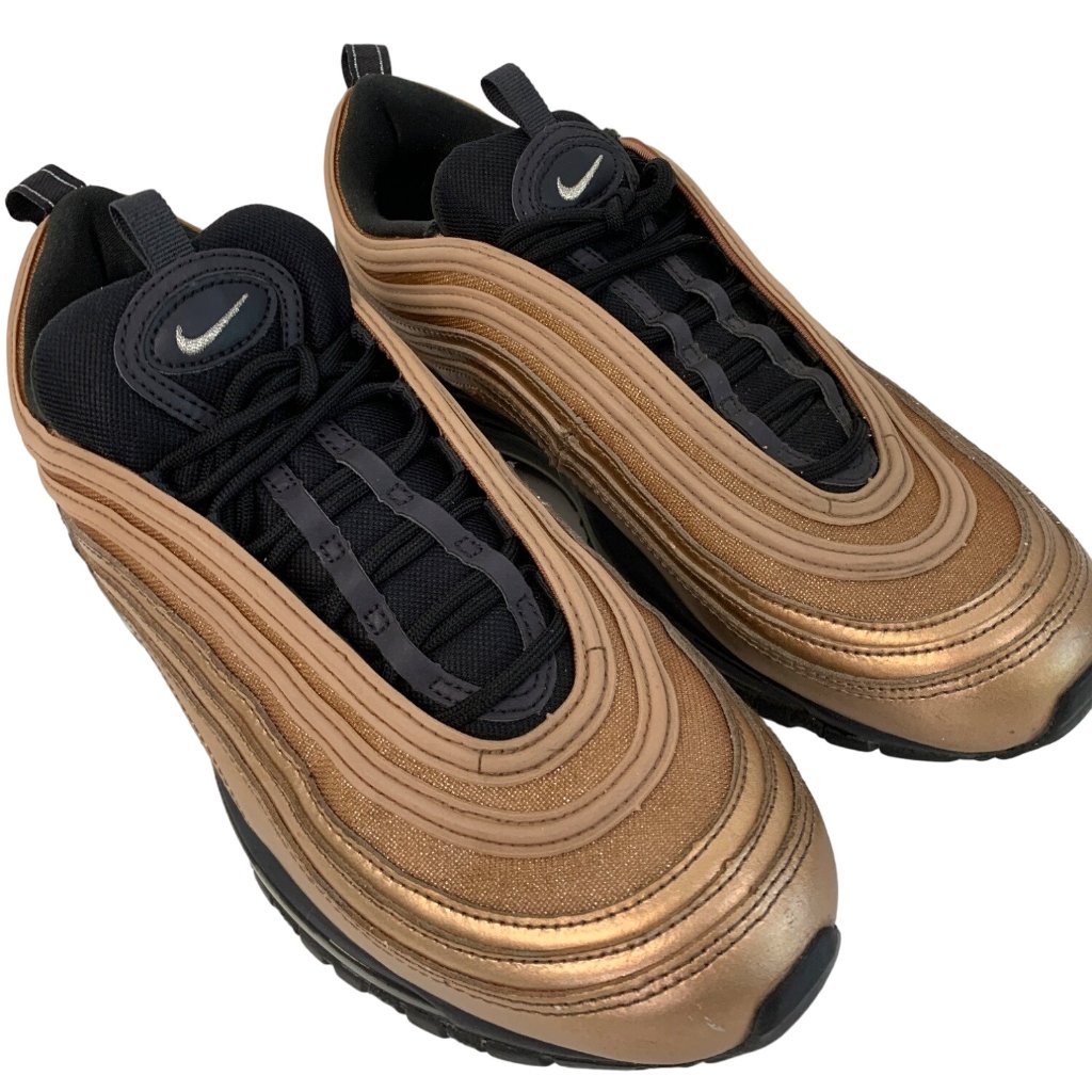Womens Nike Air Max 97 Bronze Metalic Sneakers Size 10 Ct1176-900 Guc 7689
